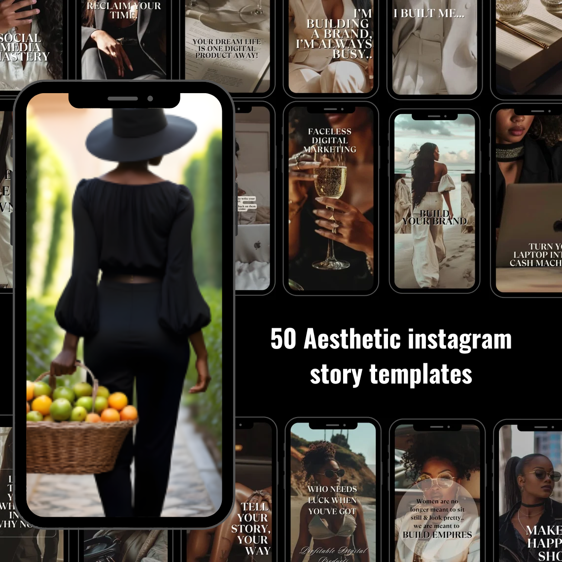 2800+ Melanin Videos, Reels, Stories and Stock Photos Pack | Inspiring & Motivational Content | Including Master Selling Rights