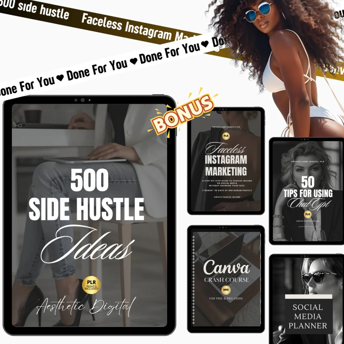 2800+ Melanin Videos, Reels, Stories and Stock Photos Pack | Inspiring & Motivational Content | Including Master Selling Rights
