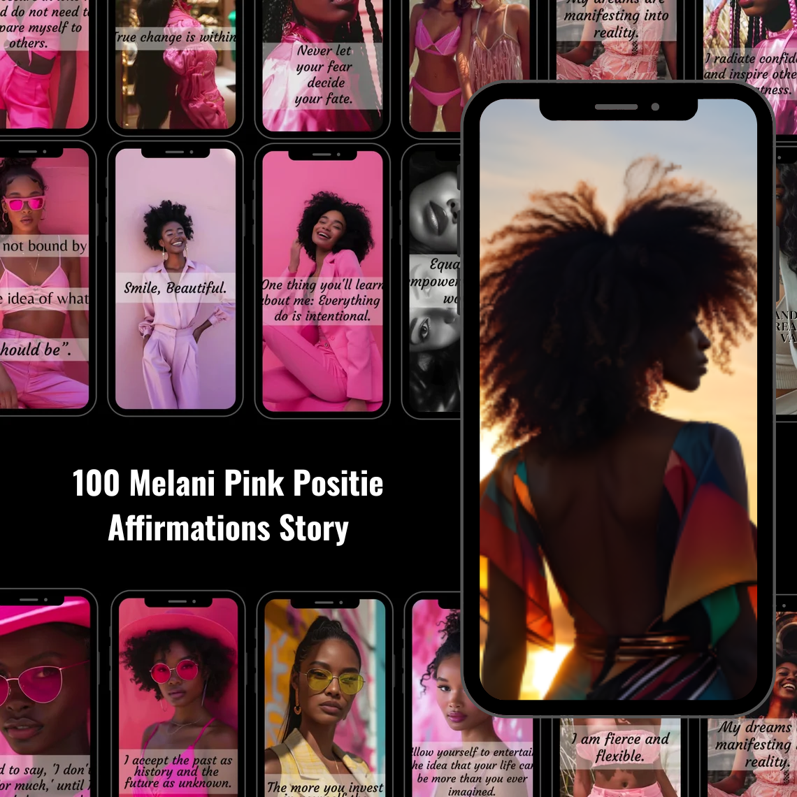 2800+ Melanin Videos, Reels, Stories and Stock Photos Pack | Inspiring & Motivational Content | Including Master Selling Rights