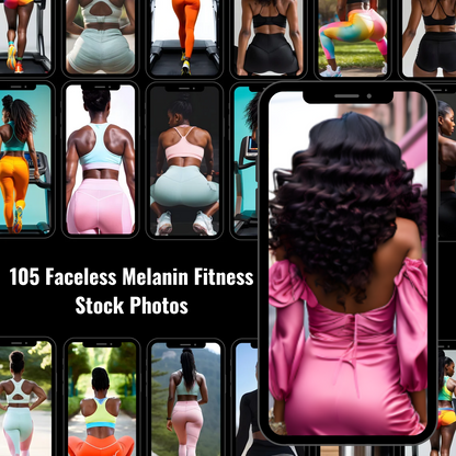 2800+ Melanin Videos, Reels, Stories and Stock Photos Pack | Inspiring & Motivational Content | Including Master Selling Rights